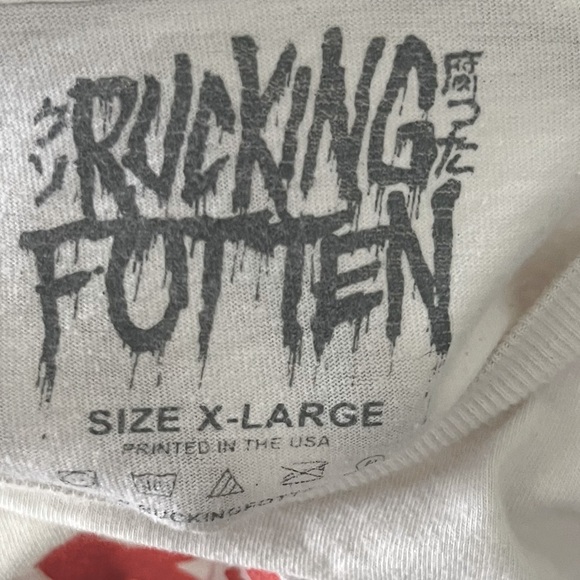 Rucking Fotten Movie T-Shirt white  RESERVOIR DOGS Quentin Tarantino Men’s XL - Picture 3 of 5